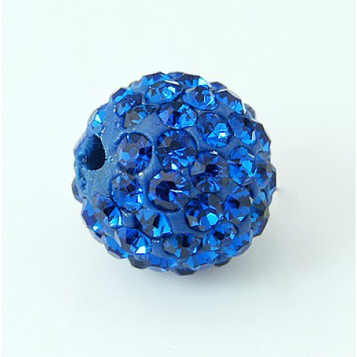 Pave Disco Ball Beads RB-H258-8MM-206-1
