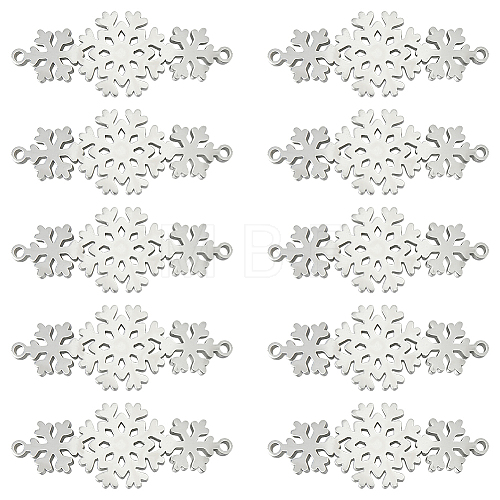 Unicraftale 10Pcs 304 Stainless Steel Connector Charms STAS-UN0043-86-1