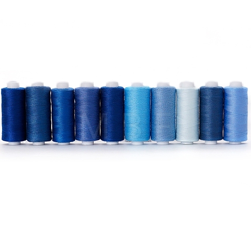 10 Colors Polyester Sewing Thread PW-WG4C286-17-1