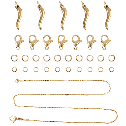 Unicraftale DIY Necklace Making Kits STAS-UN0005-36-1