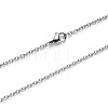 Non-Tarnish 304 Stainless Steel Cable Chain Necklace NJEW-S420-007B-P-1