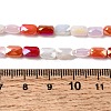 Electroplate Glass Beads Strands EGLA-P065-02A-06-4