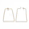 Brass Earring Hooks X-KK-T038-425G-2