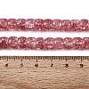 Crackle Transparent Glass Beads Strands GLAA-N069-03A-05-4