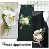 20Pcs Iron & Plastic Brooch Findings JEWB-SC0001-97-6