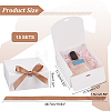 Square Cardboard Paper Jewelry Gift Boxes CBOX-WH0003-35A-2