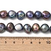 Dyed Natural Cultured Freshwater Pearl Beads Strands PEAR-A006-13C-5