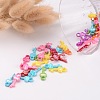 Opaque AB Color Acrylic Skeleton Key Pendants X-SACR-R697-M24-3