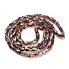Electroplate Glass Beads Strands EGLA-P066-01A-AB13-2