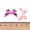Spray Painted Alloy Enamel Beads FIND-B056-01-3