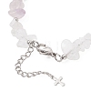 Natural Mixed Gemstone Chip Beaded Bracelest BJEW-JB12976-02-4