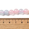 Dyed Natural Malaysia Jade Beads Strands G-G021-02B-24-4