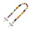 Acrylic Beads & Alloy Bookmark AJEW-JK00357-01-2