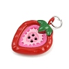Button 304 Stainless Steel Enamel Pendants SA-CBAE390-01C-2
