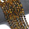 Natural Yellow Tiger Eye Beads Strands G-K389-B51-01-2