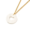 Heart Pendant Necklaces Set for Girl Women NJEW-JN03682-8