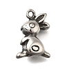 Retro 304 Stainless Steel Pendants STAS-L284-16AS-01-1