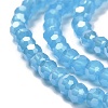 Electroplate Glass Beads Strands EGLA-A035-J4mm-A07-3