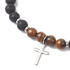 201 Stainless Steel Charm Bracelets BJEW-JB13246-4