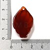Dyed Natural Agate Carved Pendants G-A098-01D-3