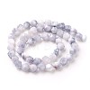 Natural White Jade Beads Strands G-F545-E-4