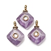Natural Amethyst Pendants STAS-C184-14A-01-1