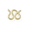 Brass M-Hook Clasps KK-CBA0DF0-14F-G-1