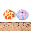 Opaque Acrylic Enamel Beads MACR-N018-13-3