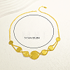 Vintage Embossed Coin Bib Necklaces for Daily HI9212-4