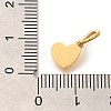 Mother's Day PVD Vacuum Plating 304 Stainless Steel Charms STAS-U035-10G-3
