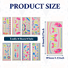 8 Sheets 8 Style Creative Fluorescent Arm Removable Temporary Tattoos Paper Stickers STIC-TA0002-02-4