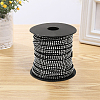 20 Yards Platinum Aluminum Studded Faux Suede Cord LW-CL0001-09-3