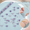   2 Strands Natural Lepidolite/Purple Mica Stone Beads Strands G-PH0002-30-4