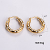 316 Surgical Stainless Steel Hoop Earrings for Women CF0090-5-1