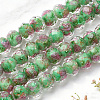 1 Starnd Handmade Gold Sand Lampwork Beads Strands LAMP-PA0001-76B-7