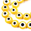 Handmade Evil Eye Lampwork Beads Strands LAMP-N024-27A-01-2