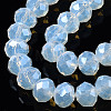 Electroplate Glass Beads Strands EGLA-A044-J8mm-A06-2