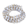 Natural Blue Lace Agate Beads Strands G-NH0036-01-3