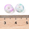 Opaque Spray Painted Glass Beads X1-GLAA-G118-01G-3