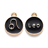 Alloy Enamel Pendants LS-ENAM-S124-01A-08G-1