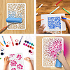 PET Hollow Out Drawing Painting Stencils DIY-WH0421-0038-4