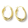 Rack Plating Brass Hoop Earrings EJEW-D055-20G-1
