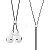 2Pcs Polyester Earphone Cord Straps HJEW-TAC0164-2