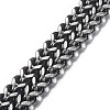 304 Stainless Steel Mesh Bracelets BJEW-L631-31AS-2