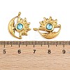 304 Stainless Steel Rhinestone Pendants STAS-Z166-24G-12-3
