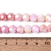 Anti-Tarnish Electroplate Glass Beads Strands EGLA-ZX010-8mm-04-6