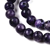 Dyed Natural White Jade Beads Strands G-T140-4mm-B11-4