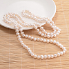 Natural Pearl Beads Necklace NJEW-P126-A-06-2