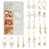 DIY Pedal Drop Earring Making Kits DIY-SC0019-76-1