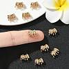 SHEGRACE Brass Micro Pave Cubic Zirconia Pendants XGRQ3D266-482G-4